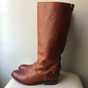 💠SOLD💠 Frye Melissa Extended Calf Back Zip Boots